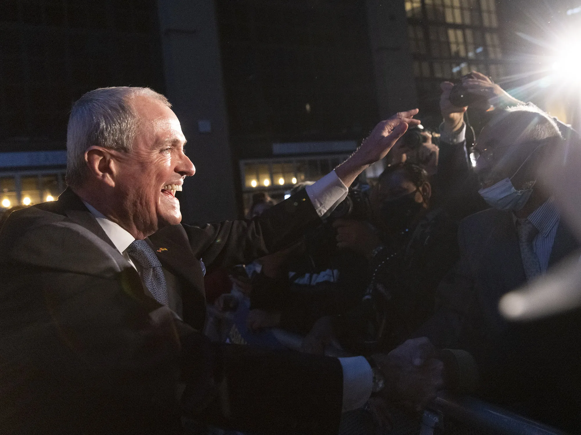 Still the governor of New Jersey, barely.