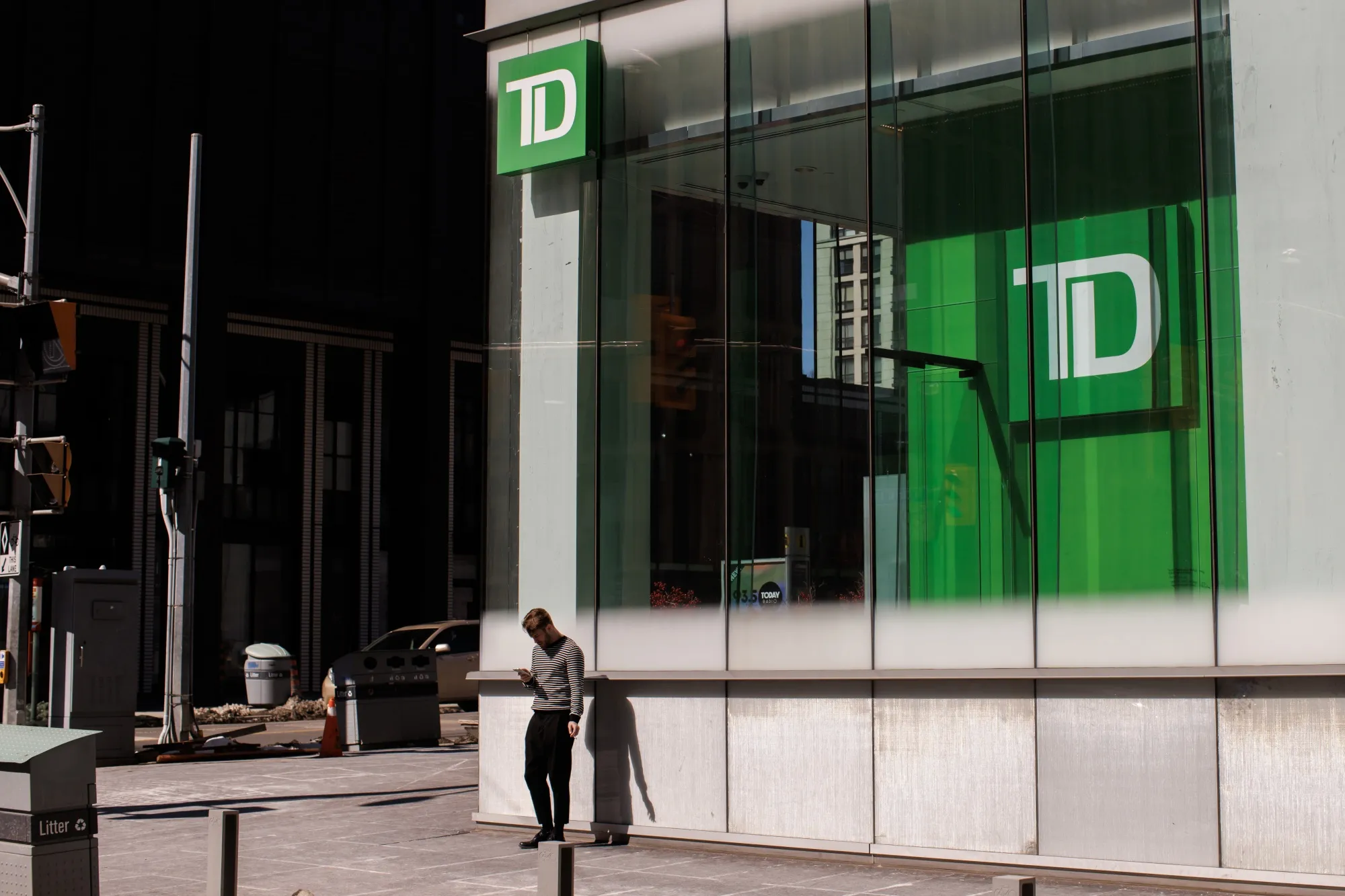A Toronto-Dominion bank branch in Toronto, Ontario, Canada.