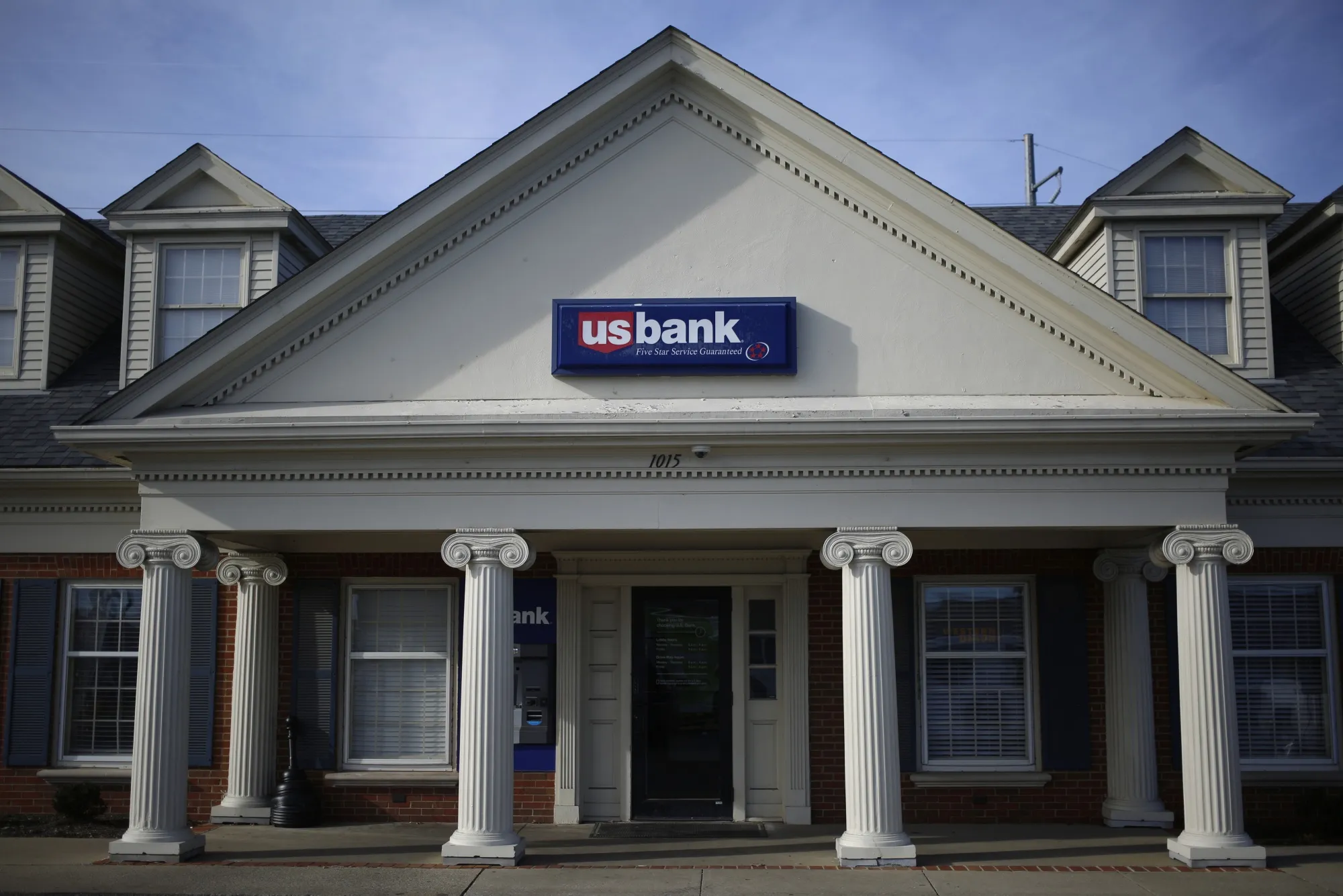 A US Bancorp bank branch stands in Lexington, Kentucky.
