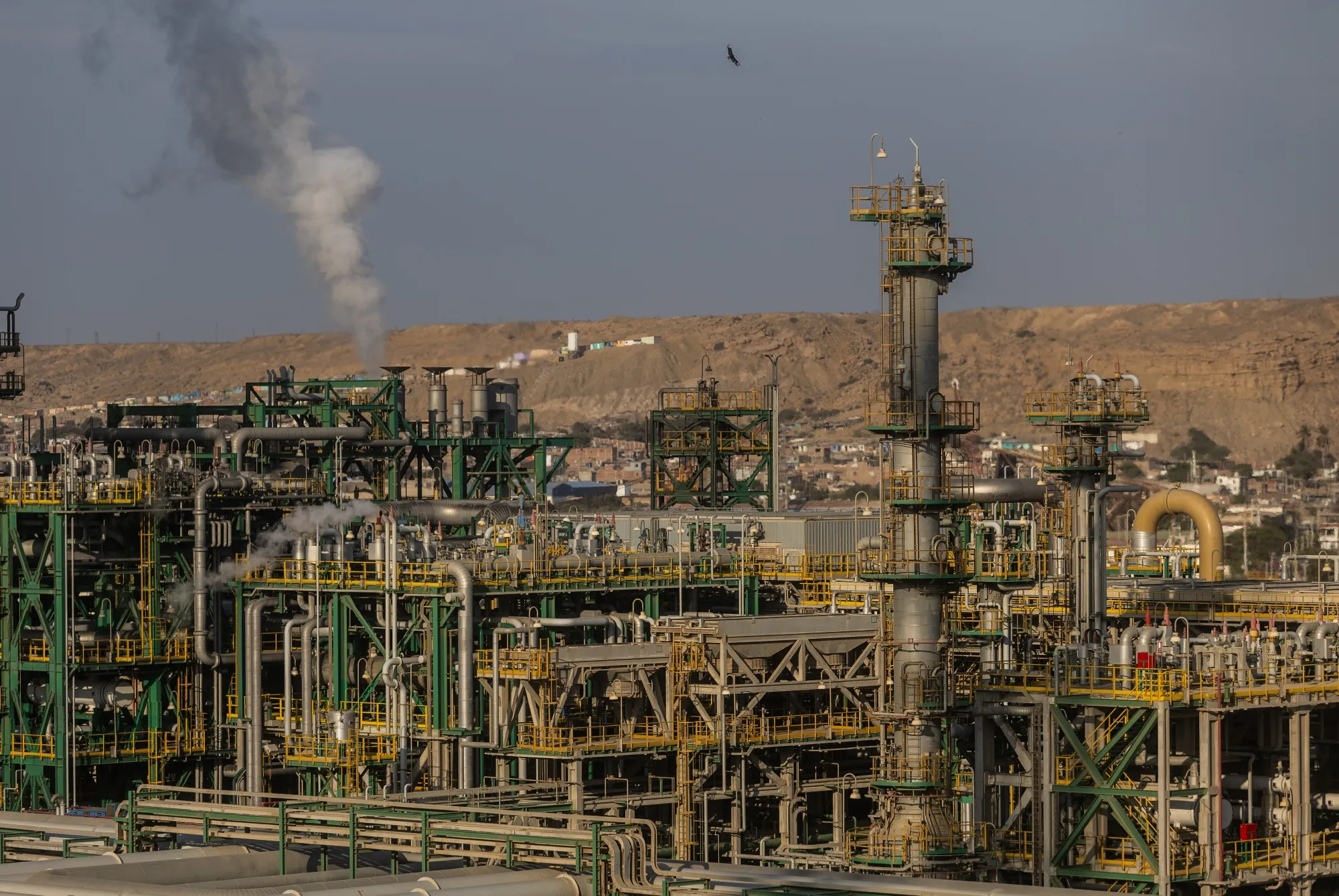 A Petroleos del Peru refinery in Piura, Peru.
