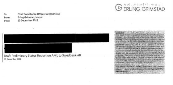 Sealed Envelope Takes Center Stage in Swedbank Laundering Drama