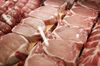 Pork chops are displayed for sale during the grand opening of a Whole Foods Market Inc. location in Burbank, California, U.S., on Wednesday, June 20, 2018. Customer traffic was up 2.4 percent at Whole Foods stores during the first five months of 2018, a sign that Amazon has managed to draw in new shoppers with ballyhooed price cuts on a handful of items.