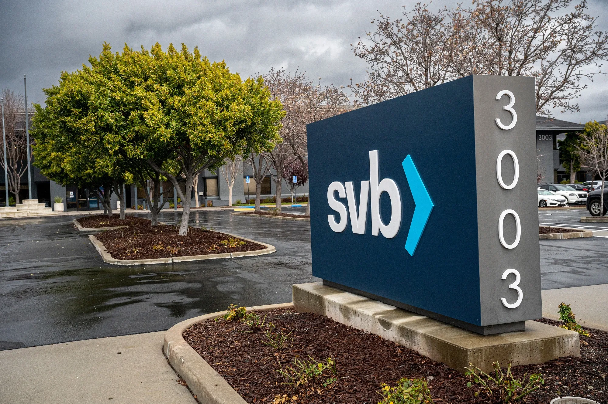 Silicon Valley Bank headquarters in Santa Clara, California.