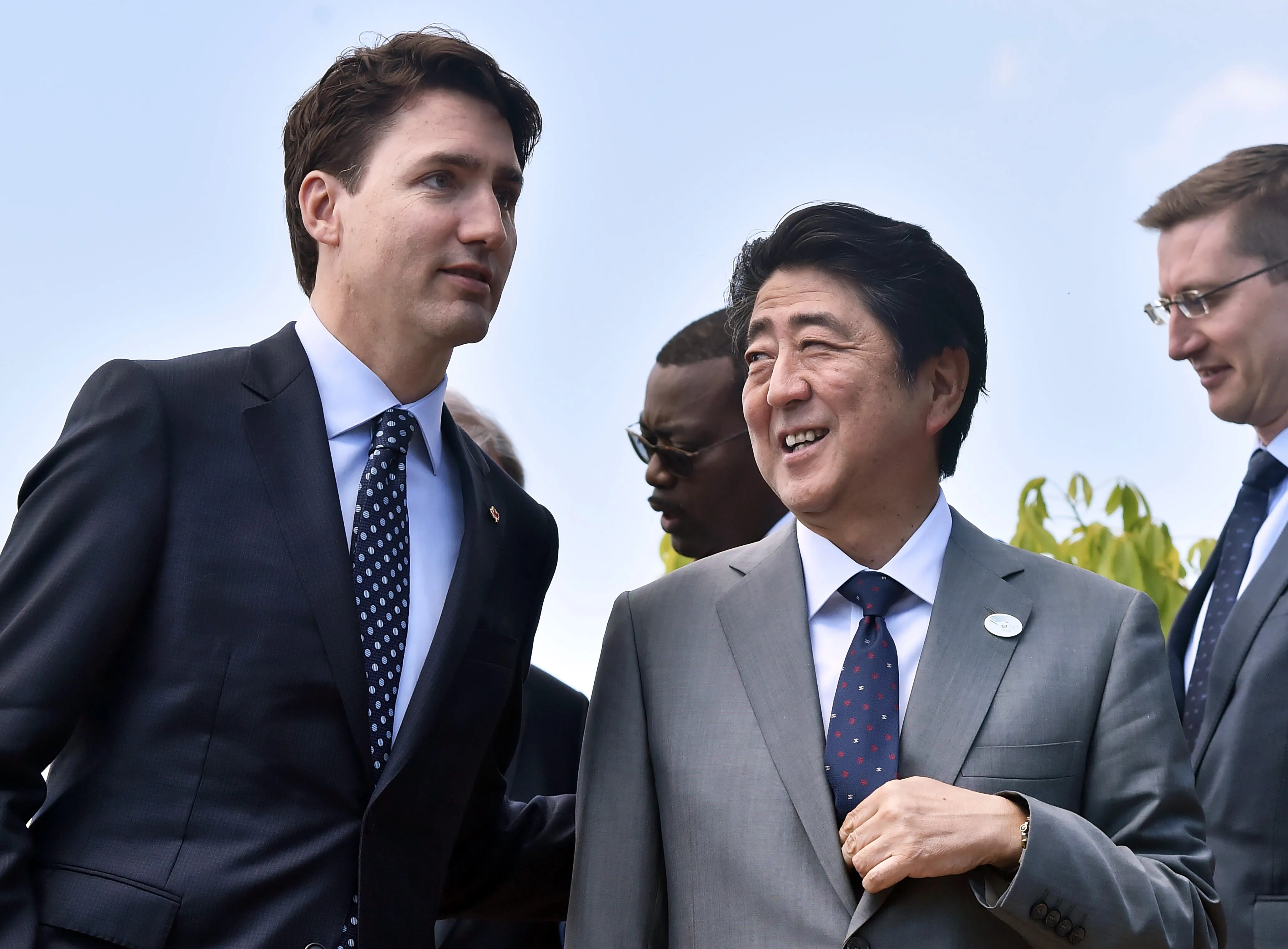 Trudeau and Abe