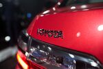A Toyota Motor Corp. badge is seen on the new2018 Toyota Corolla vehicle.