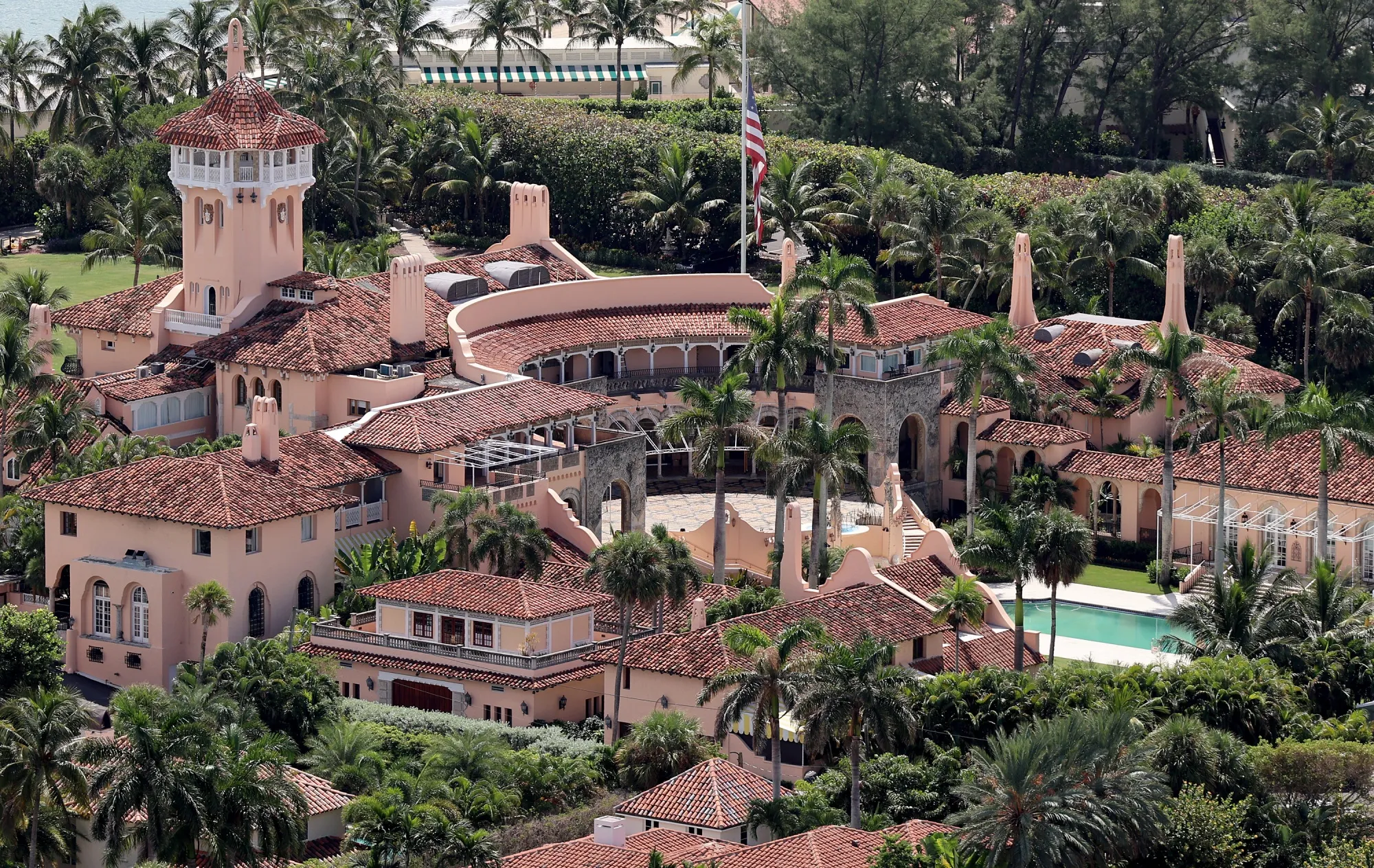 Donald Trump's Mar-a-Lago estate in Palm Beach, Florida.