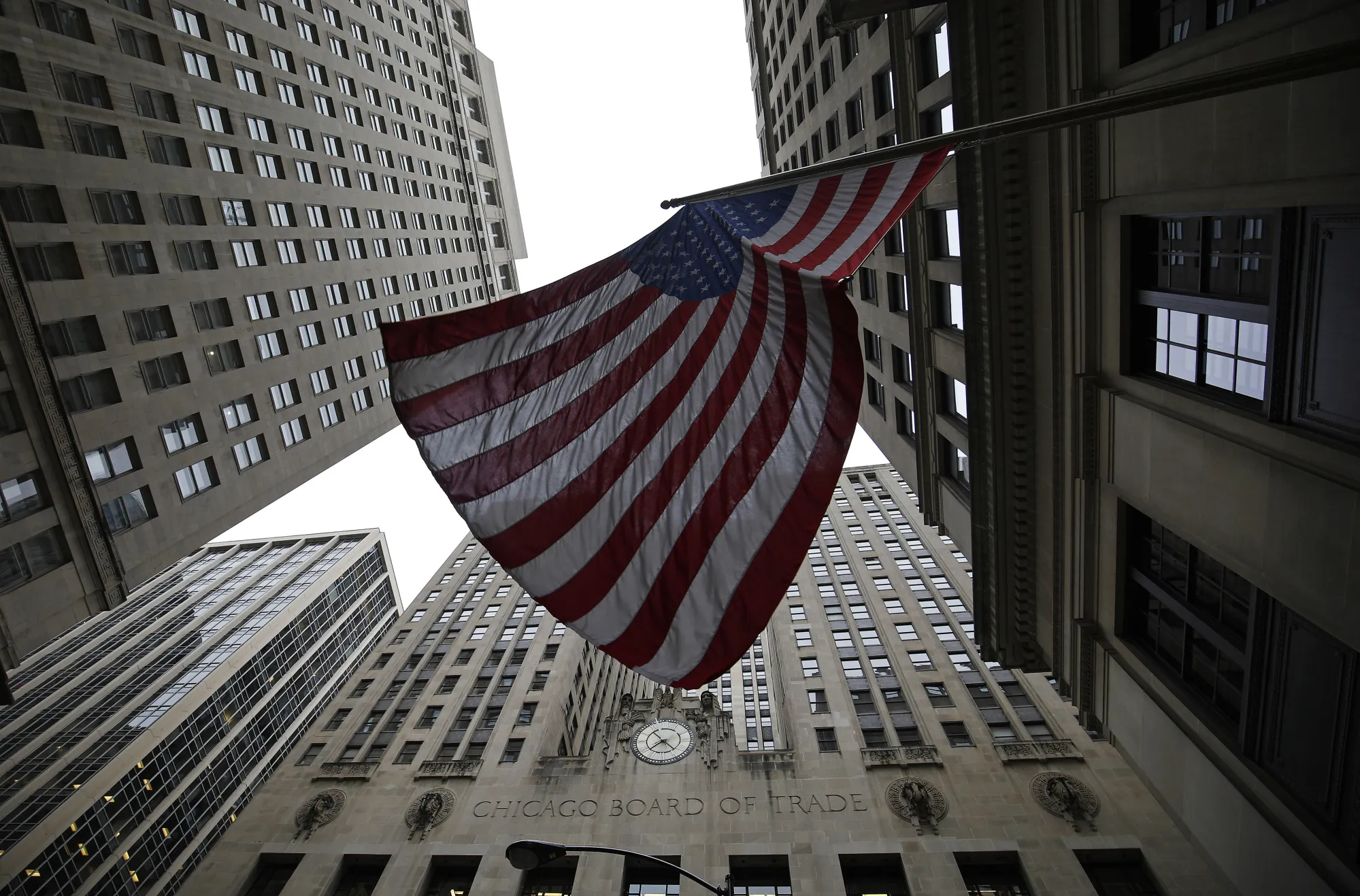 Traders On The Floor Of The CBOE As S&P 500 Options Boost Revenues