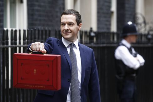 Chancellor Of The Exchequer George Osborne Presents Tory-Majority Government U.K. Budget