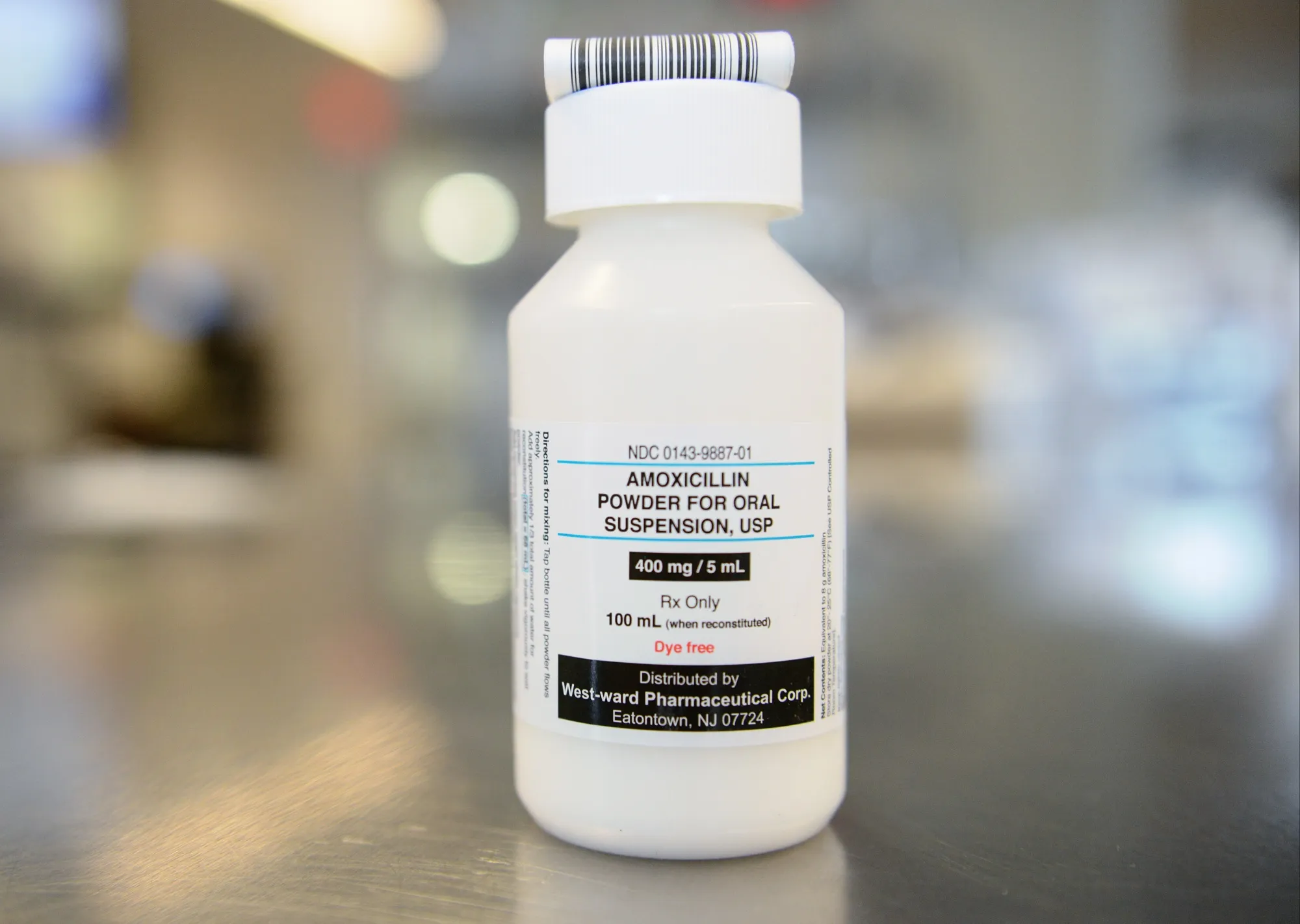 Antibiotic resistence  A suspension of the common antibiotic Amoxicillin Trihydrate in the pharmacy at the Reading Hospital.      Photo by Susan L. Angstadt 5/27/2015