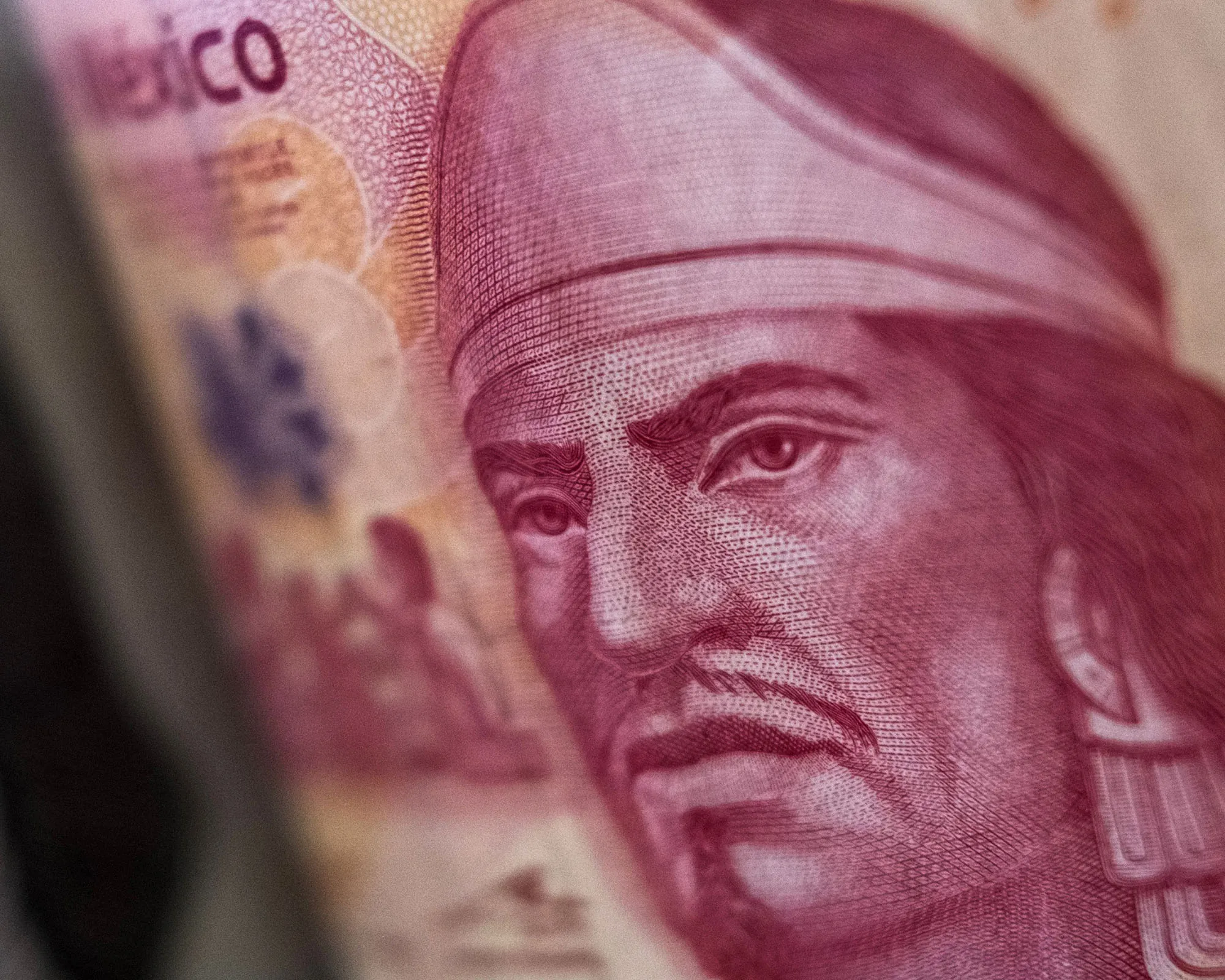 A Mexican 100 peso banknote&nbsp;