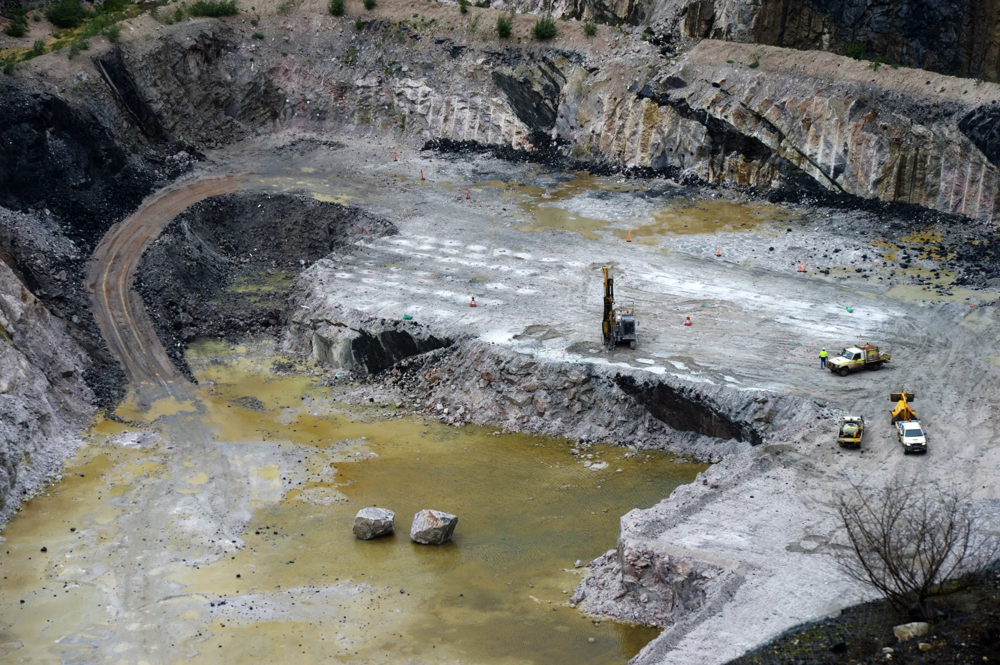 The Greenbushes lithium mine in Australia.