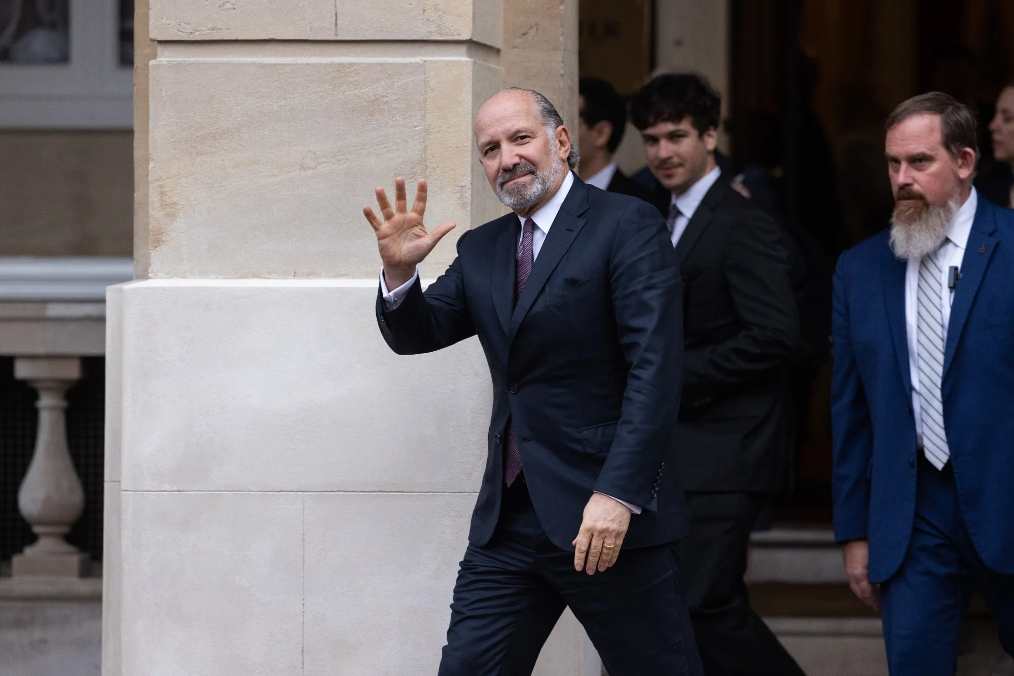 Howard Lutnick, US commerce secretary, following day one of talks in London.