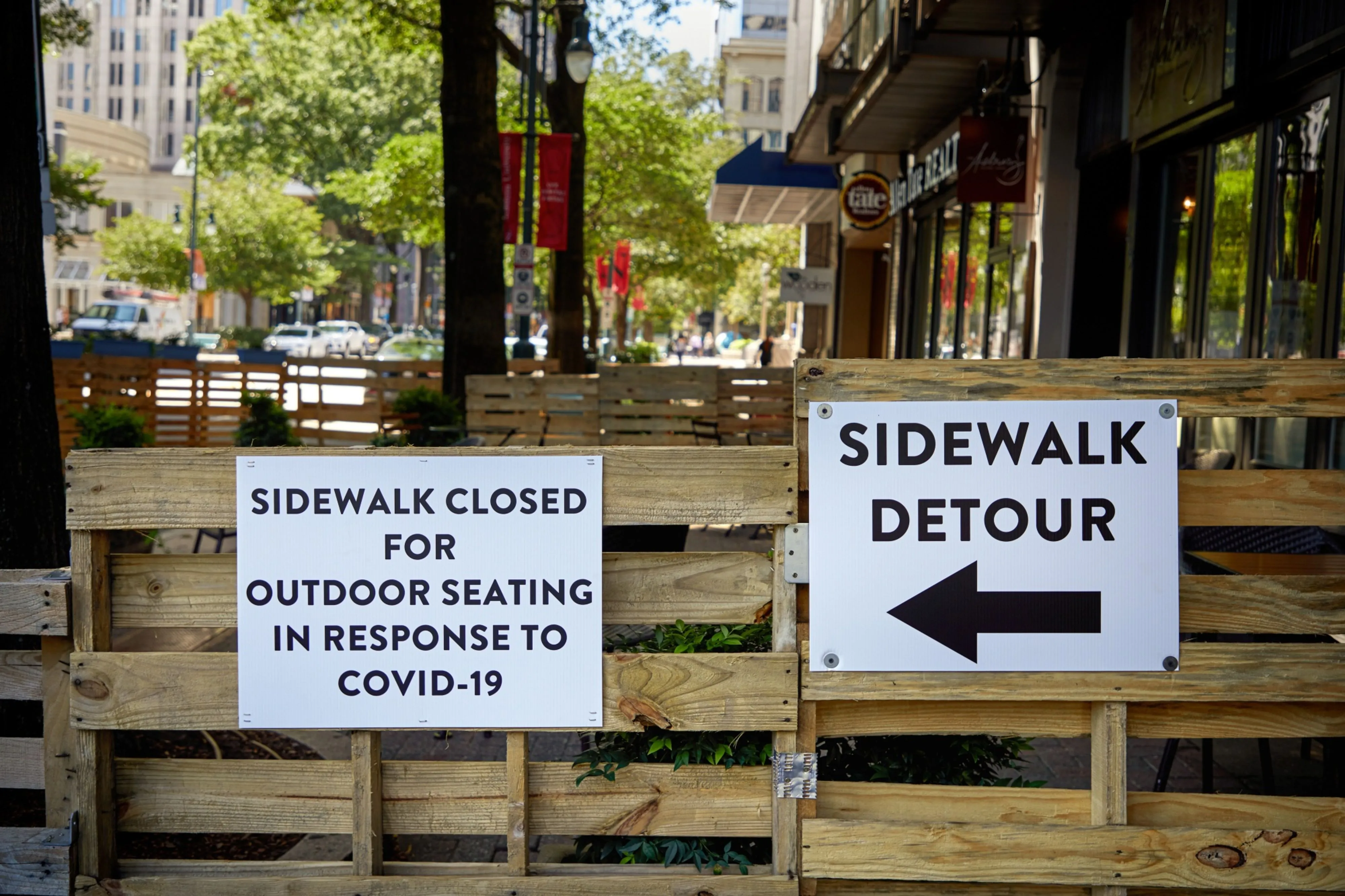 A sign in Charlotte, North Carolina.