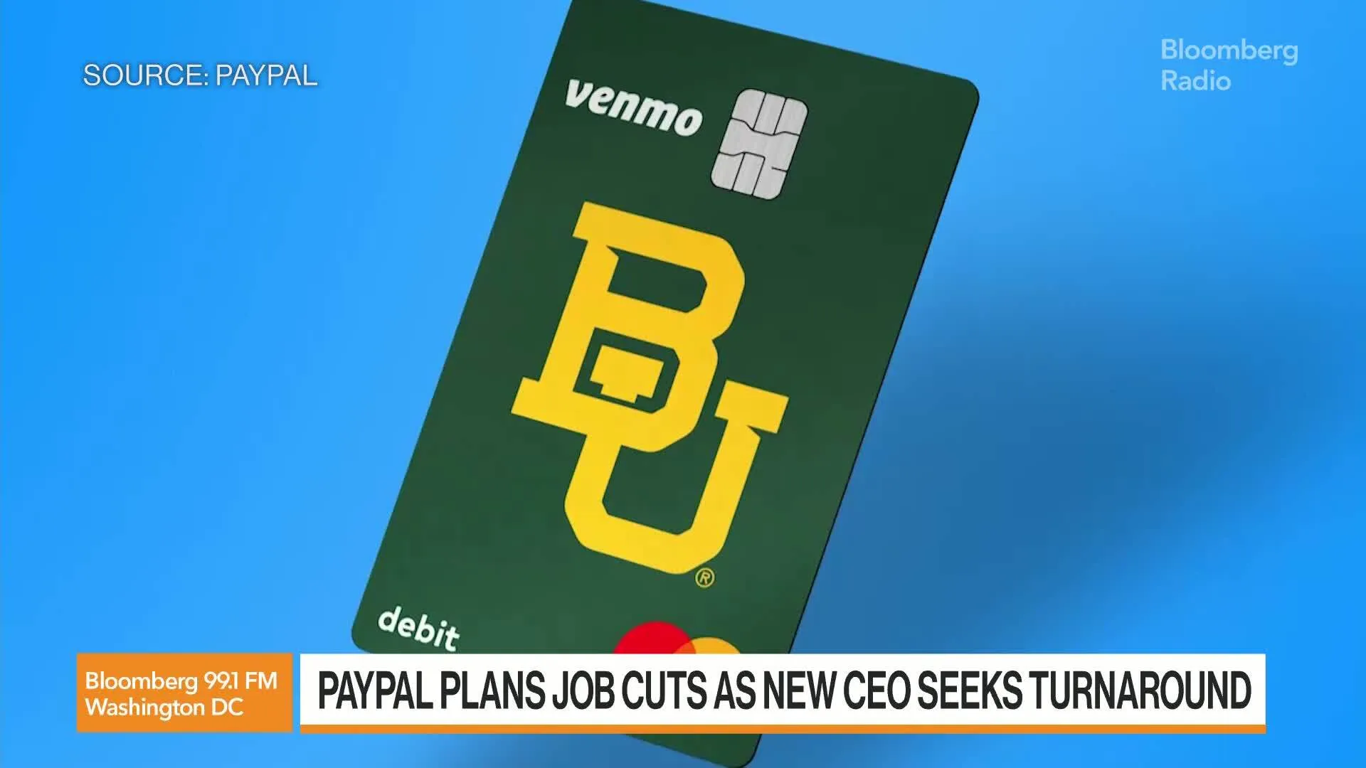 Watch PayPal Plans to Cut 20% of Workforce as CEO Seeks to Revamp - Bloomberg
