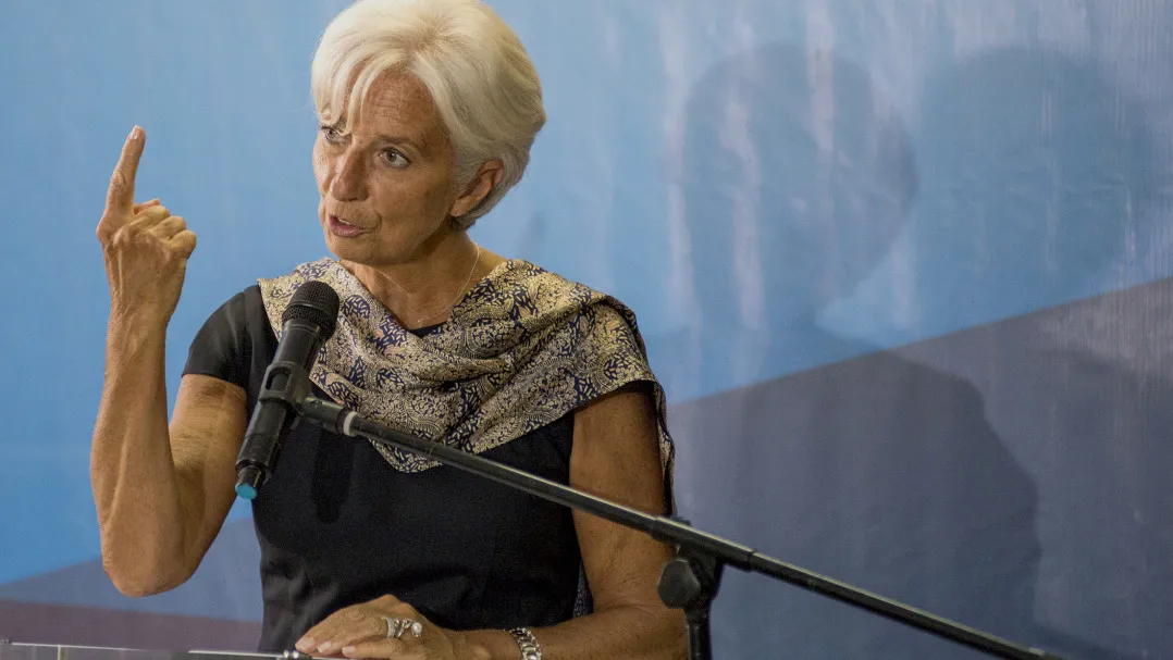 Christine Lagarde, managing director of the International Monetary Fund.
