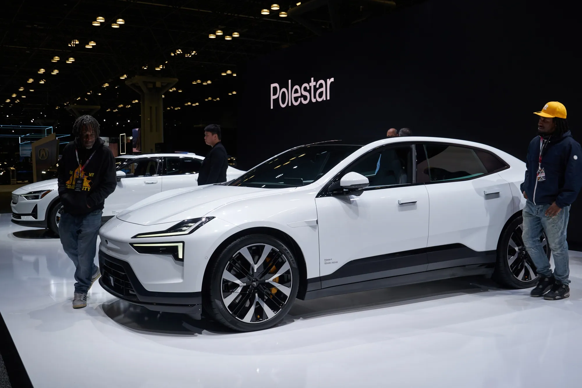 A Polestar 4 electric vehicle (EV) during the 2024 New York International Auto Show (NYIAS) in New York, US, on Thursday, March 28, 2024. The event, which first opened in November 1900, is North America's oldest and largest attended auto show.