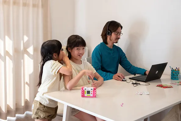 Parent working.