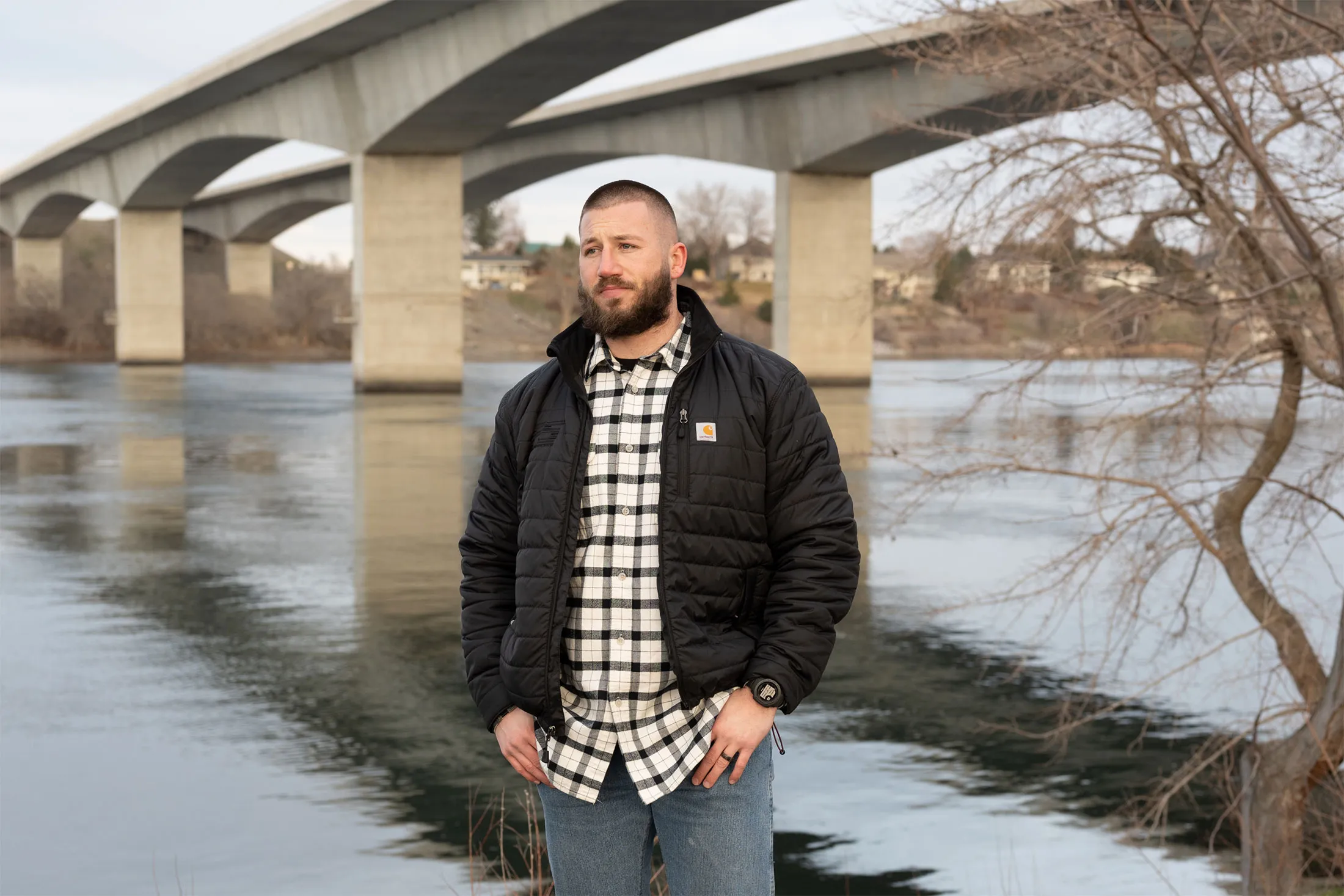 Trevor Hay&nbsp;in Richland, Washington, on Feb. 3.
