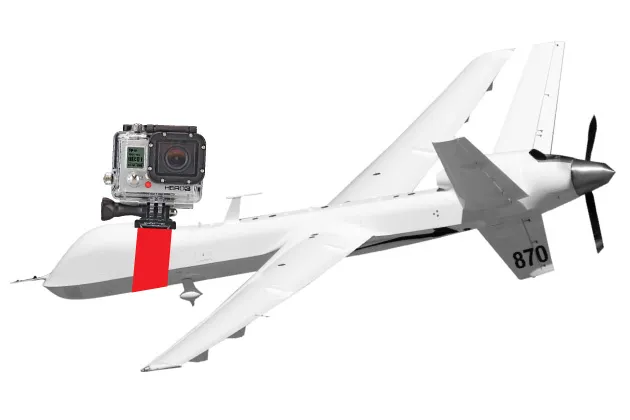 The U.S. Department of Defense is outfitting drones with GoPro cameras