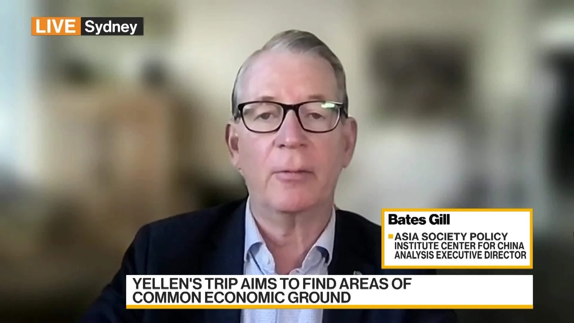 Watch Asia Society's Gill on US-China Relations - Bloomberg