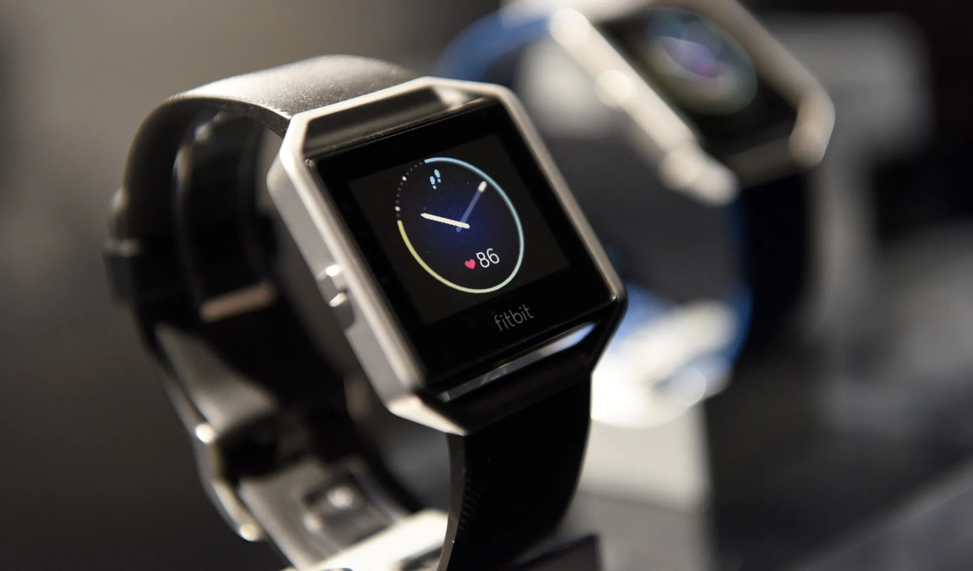 The FitBit Blaze.
