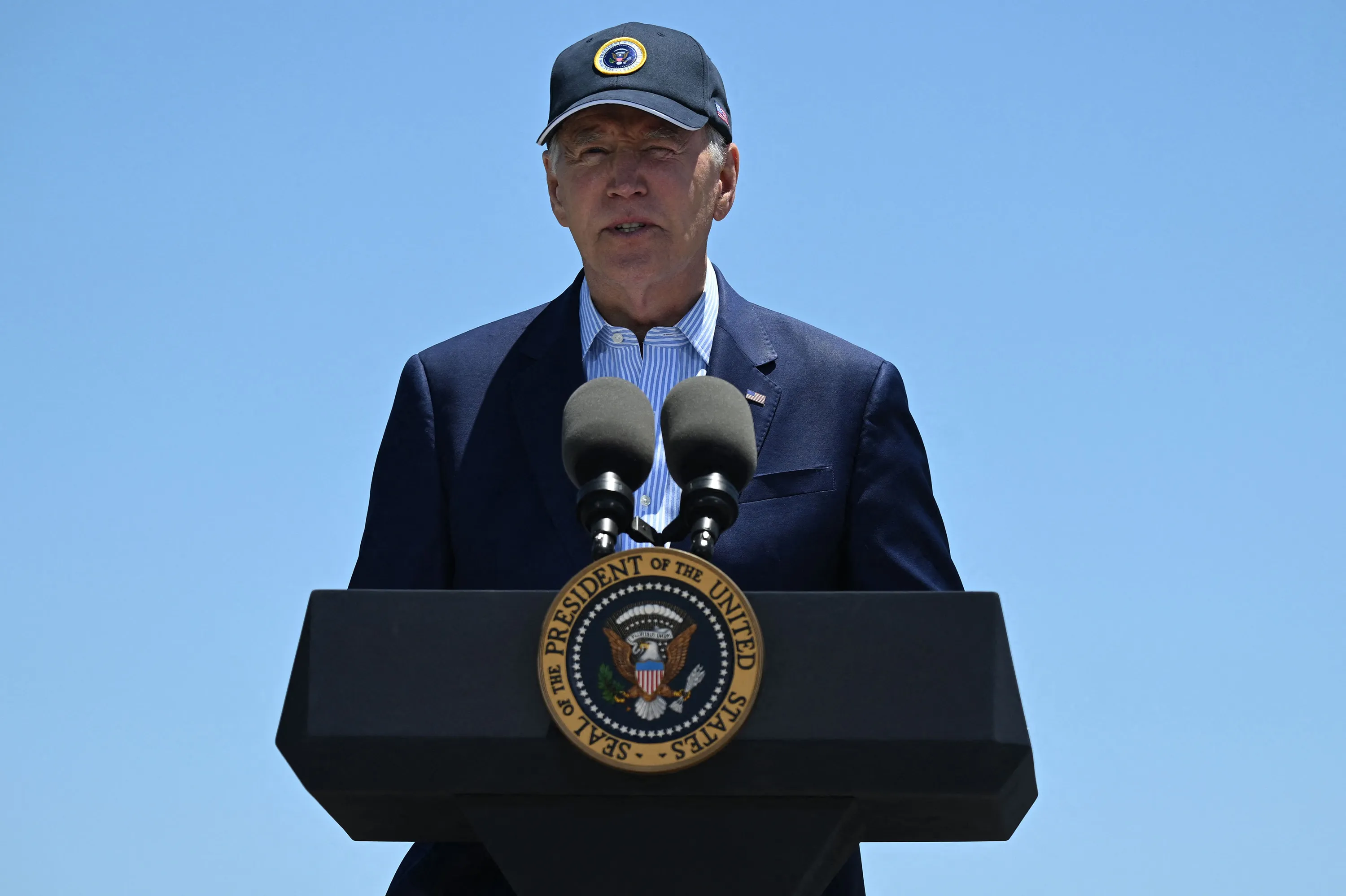 Joe Biden&nbsp;in Palo Alto, California, on June 19.