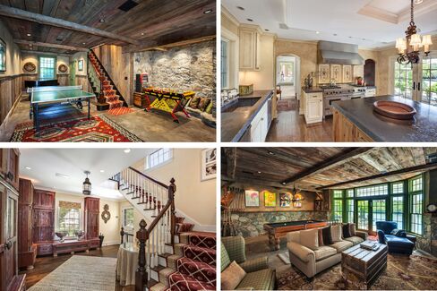 The home's interior.