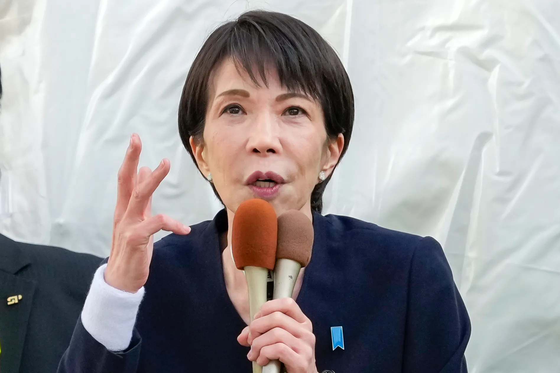 選挙遊説を行う高市早苗首相