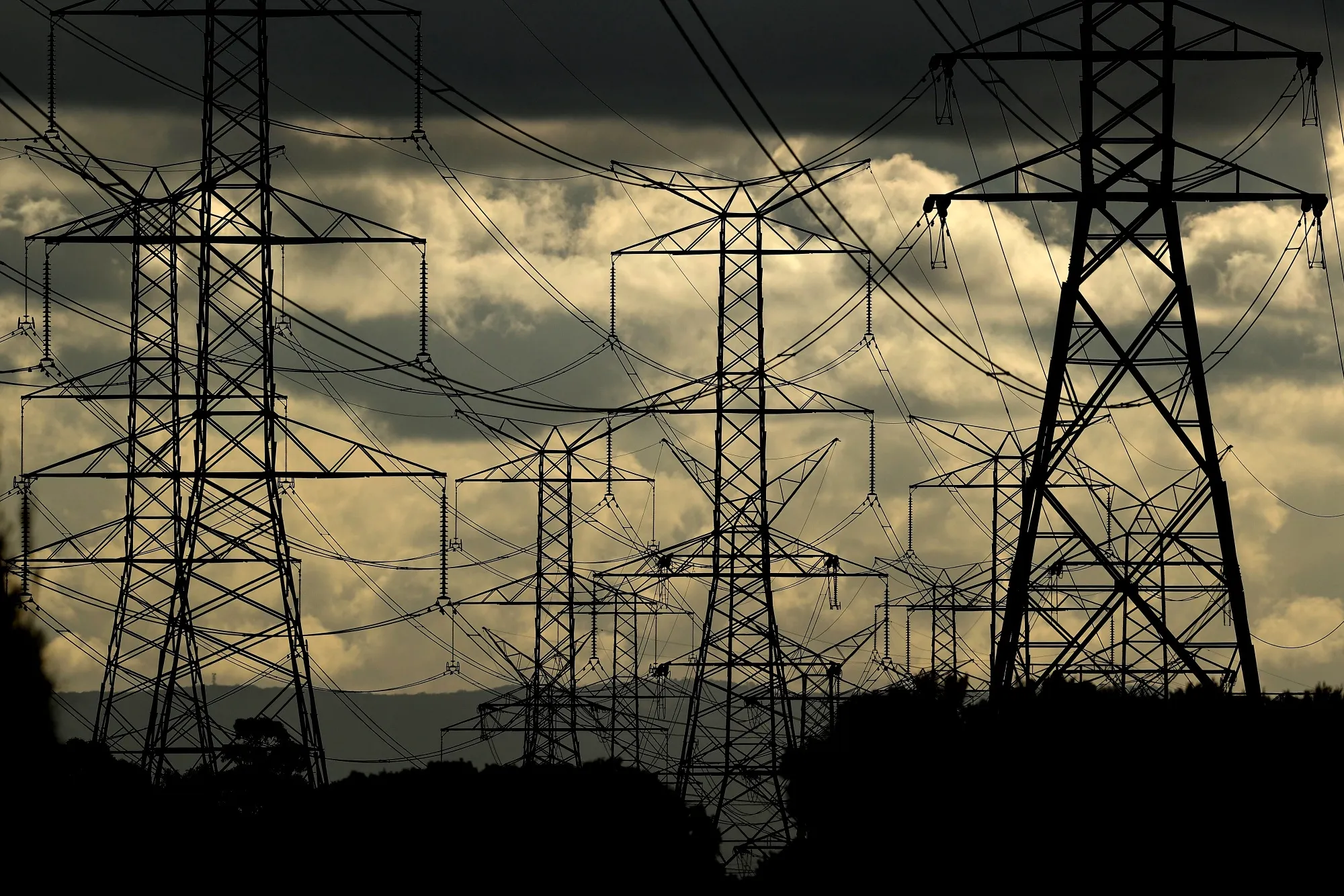 Transmission towers in Sydney, Australia,&nbsp;June 20, 2022.&nbsp;