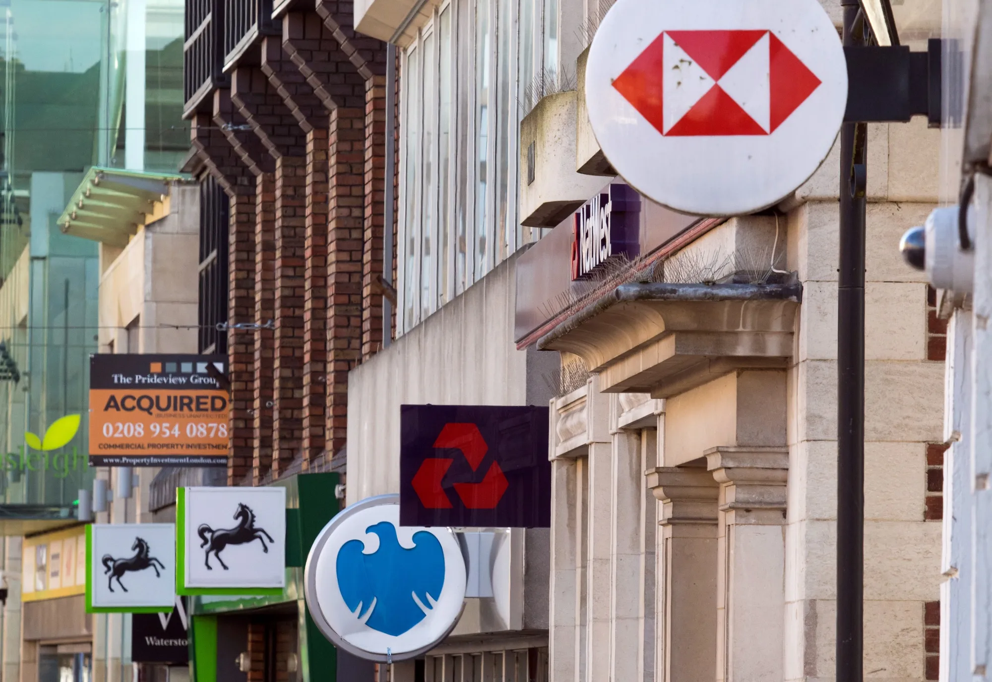 Shares of&nbsp;UK lenders fell following calls for a windfall tax on banks.