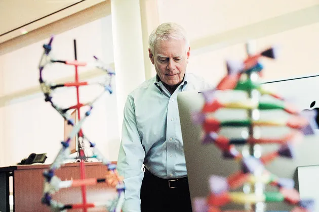 CEO Jay Flatley at Illumina’s San Diego headquarters