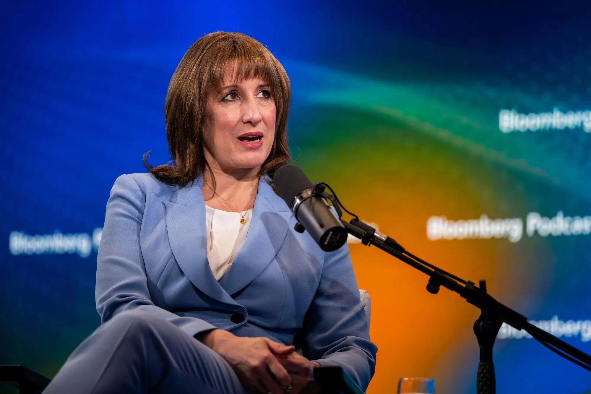 Rachel Reeves, who appeared on a Bloomberg podcast earlier this month, is resisting blanket support for energy bills.