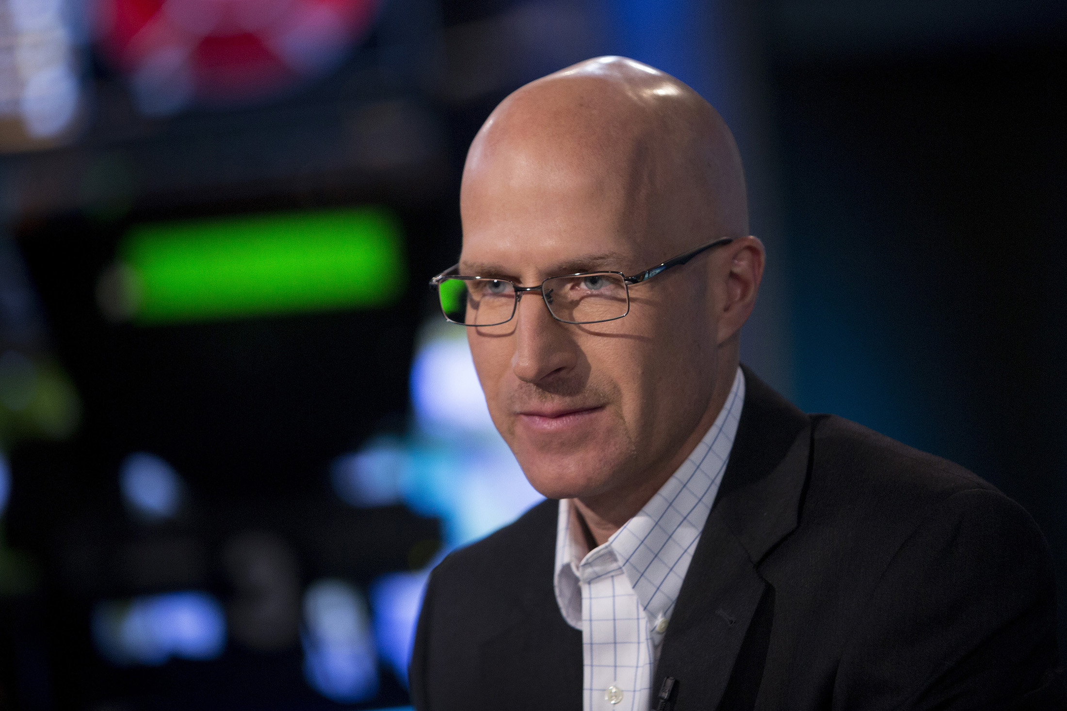 Joseph &quot;Joe&quot; Ratterman, president and chief executive officer of Bats Global Markets, speaks during a Bloomberg Television interview in New York, on Aug. 28, 2013.
