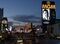 LAS VEGAS, NV - JUNE 16: Marquees on the Las Vegas Strip, including at MGM Grand Hotel & Casino (R), show video tributes to billionaire investor Kirk Kerkorian on June 16, 2015 in Las Vegas, Nevada. Kerkorian, who was the largest shareholder in MGM Resorts International, died at his home in California on June 15 at age 98. (Photo by Ethan Miller/Getty Images)