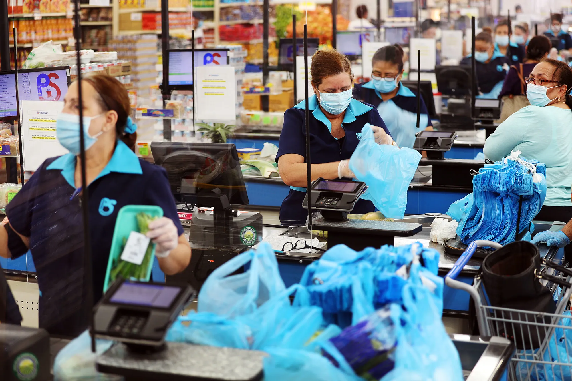 Essential Workers Keep Businesses Open And Serve Customers During COVID-19 Pandemic