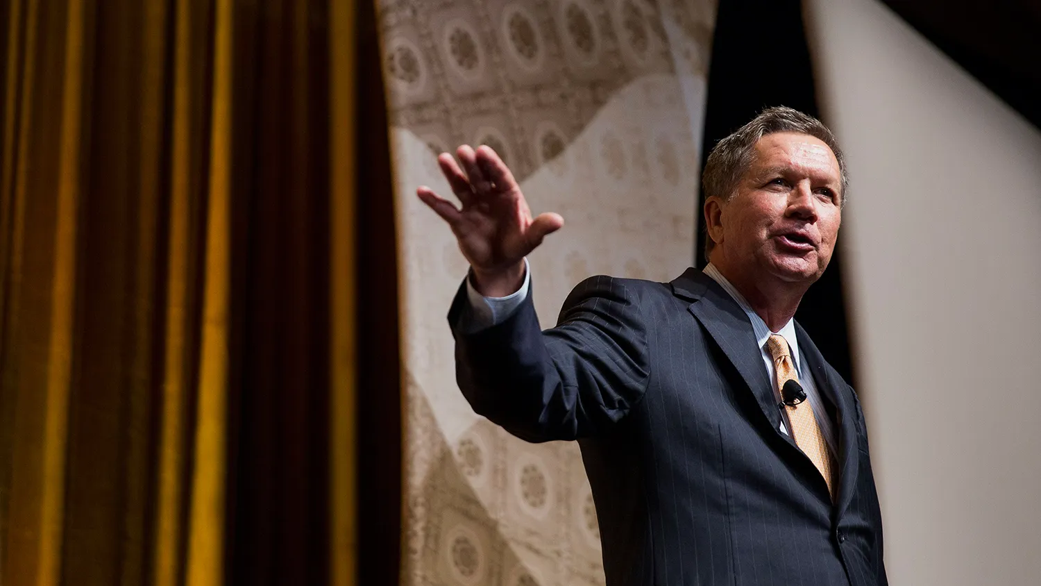 John Kasich, governor of Ohio, speaks during the Faith and Freedom Coalition's "Road to Majority" conference in Washington, D.C., U.S., on Friday, June 19, 2015.
