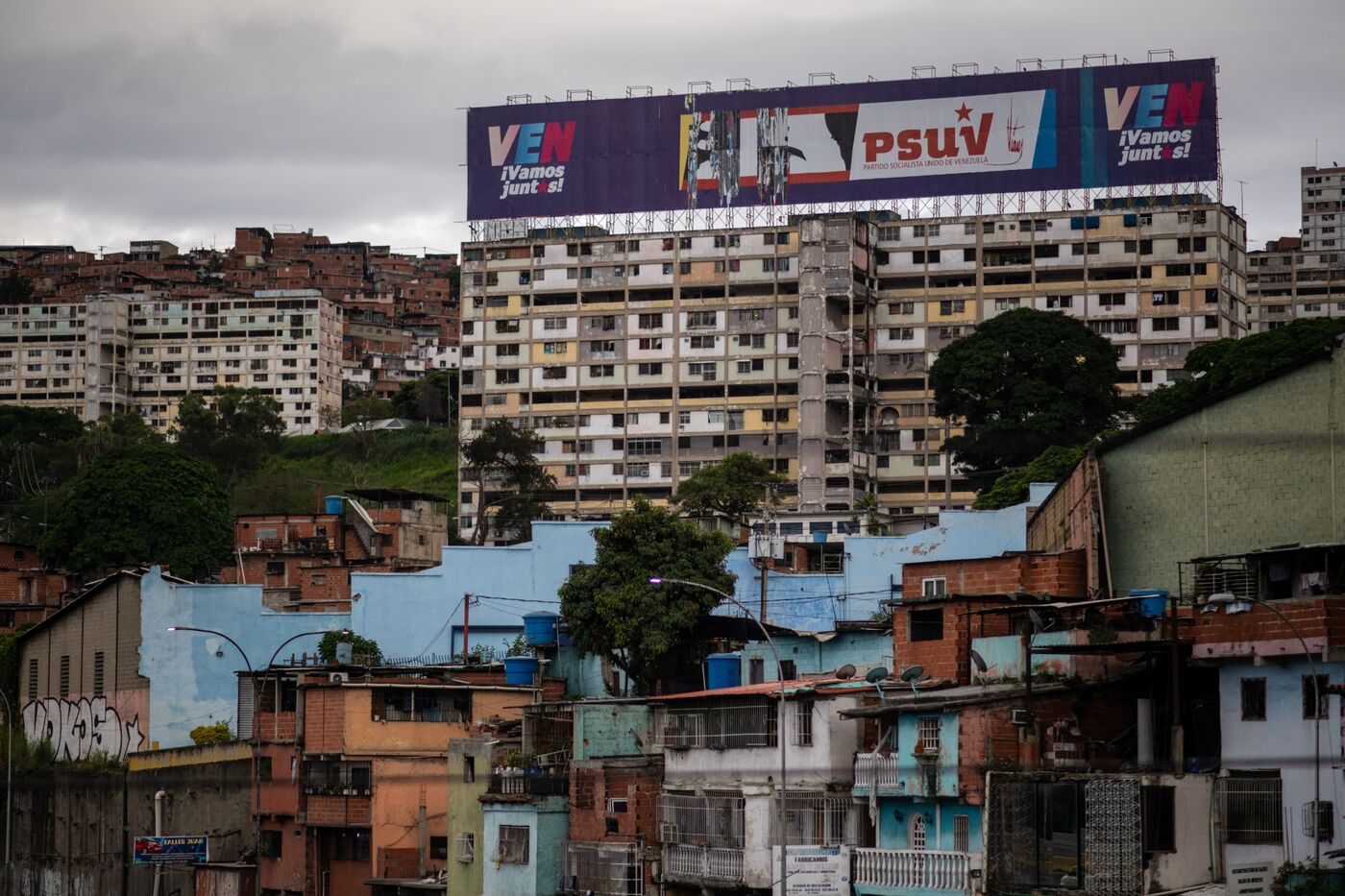 relates to Hugo Chavez and Socialism Get Erased From the Caracas Skyline