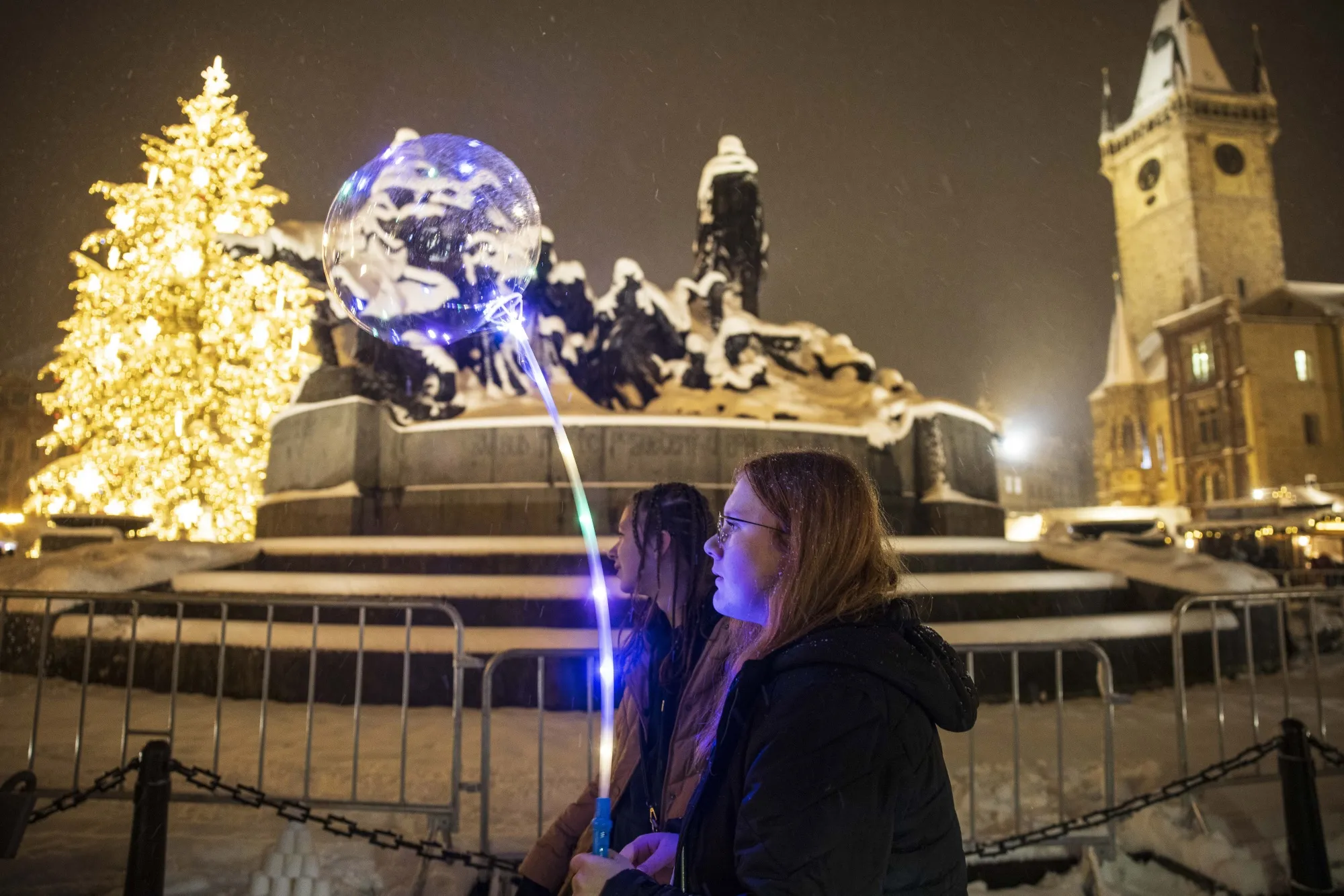 Christmas festivities in Prague.