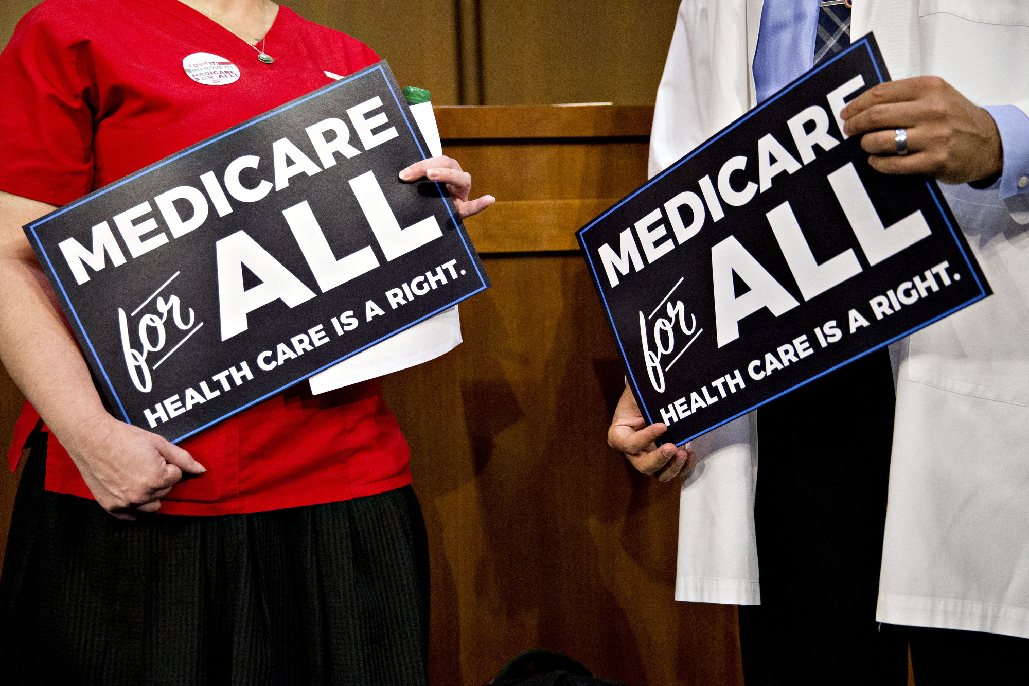 Biden&nbsp;has warned voters that Medicare for All would be expensive and hard to achieve.