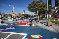 MOVE Culver City is a new initiative that reconfigures pedestrian, traffic, bus, and bicycle lanes in downtown Culver City