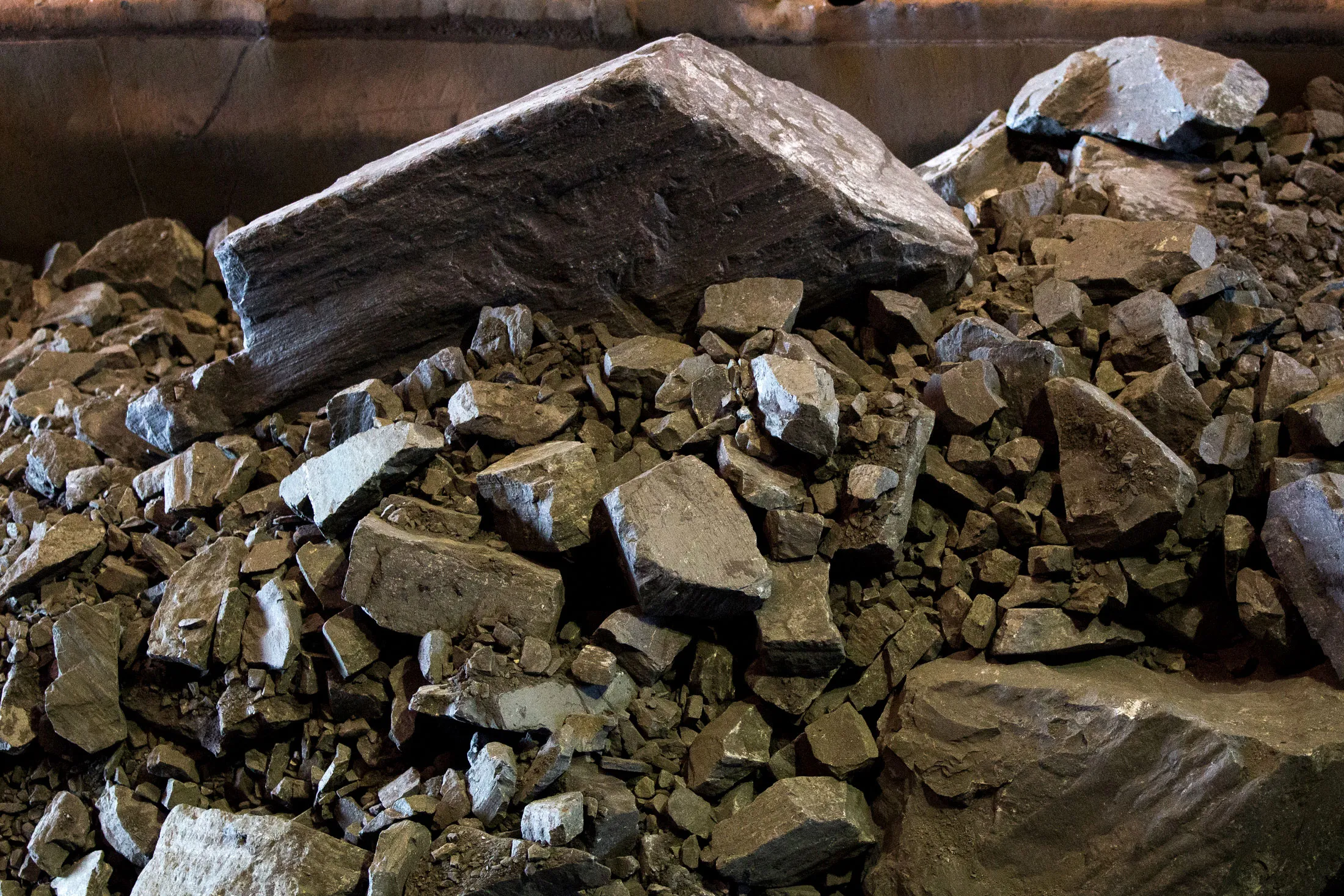 Iron ore rock.
