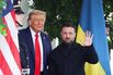 President Donald Trump and Volodymyr Zelenskiy in Washington, in August.