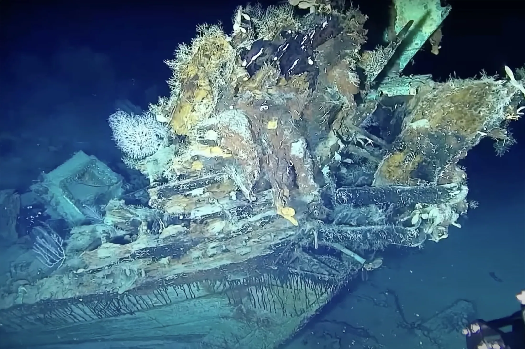 Video released in 2022 shows the three-century-old wreck of the Spanish treasure galleon, the San Jose.