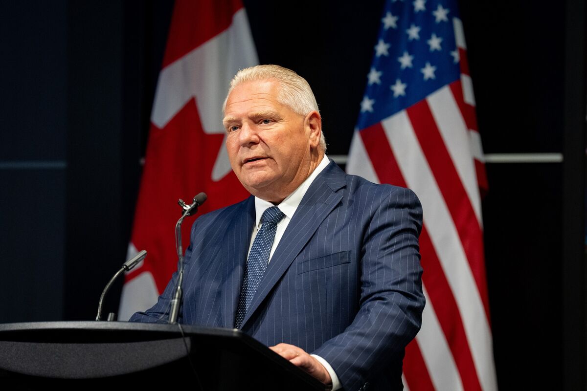 Ontario’s Ford Says Canada Must Plan as If US Tariffs Are Permanent