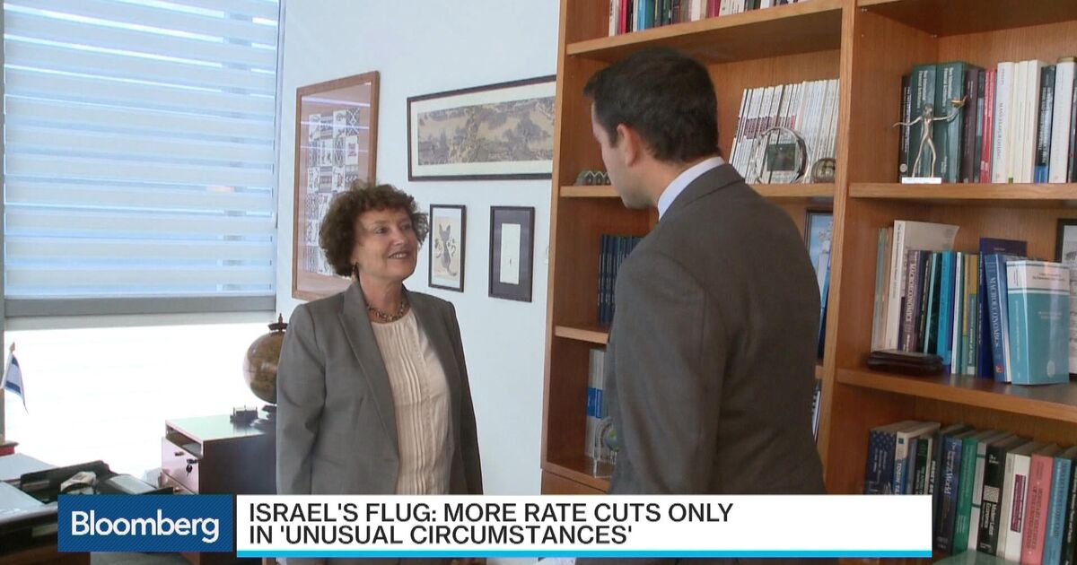 Bank Of Israel S Flug Not Relying On Unconventional Tools Bloomberg