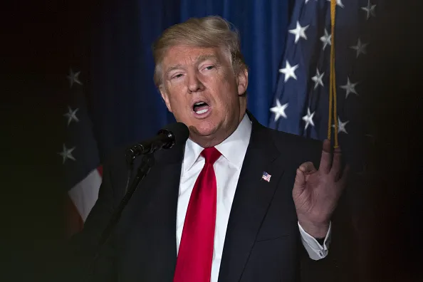 Laying out his foreign policy.
