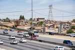 Power lines cut across Alexandra township, Johannesburg. A Stanford&nbsp;study suggests&nbsp;the world has enough energy to allow everyone a healthy life —&nbsp;if redistributed equitably.