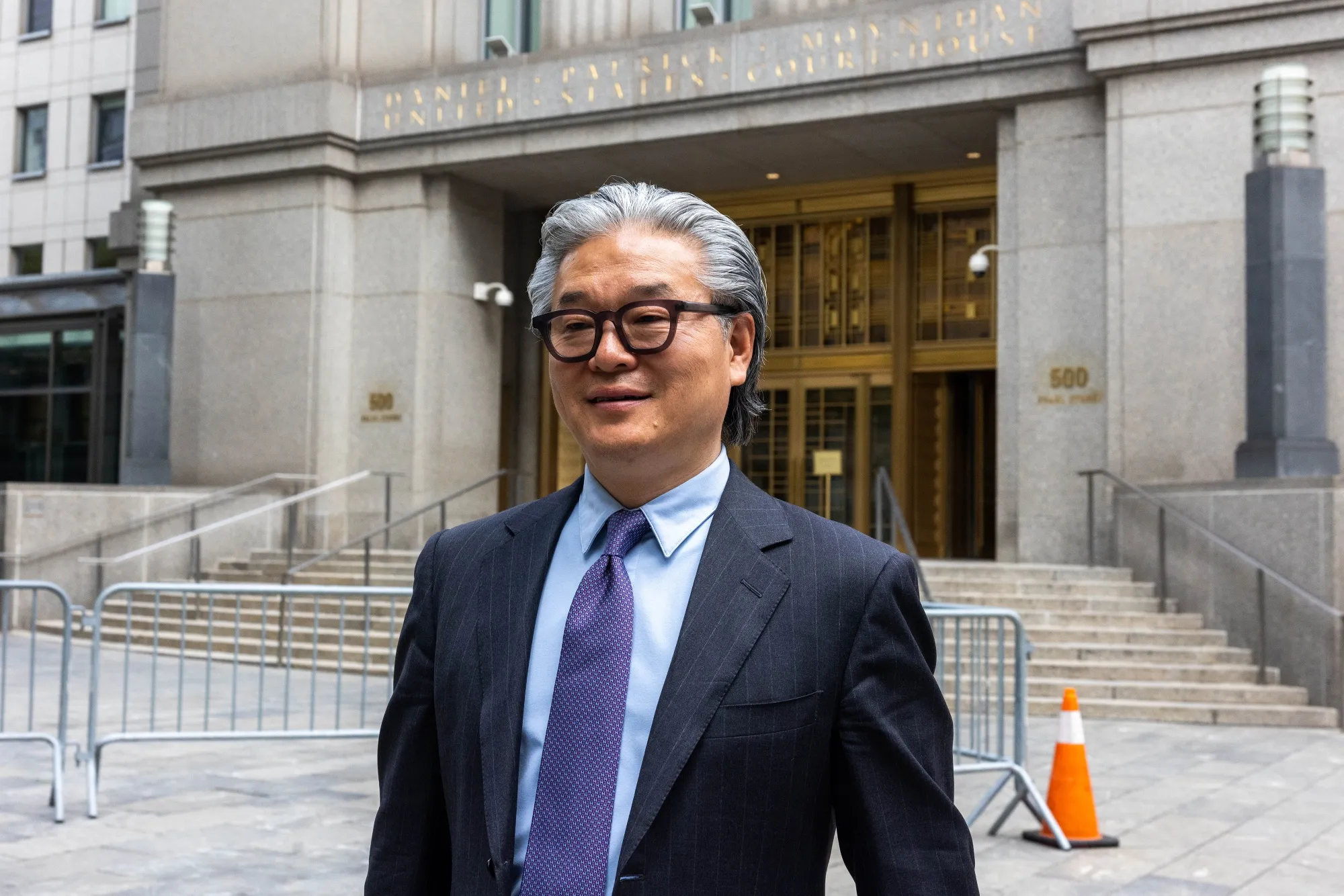 Bill Hwang at federal court in New York, US.
