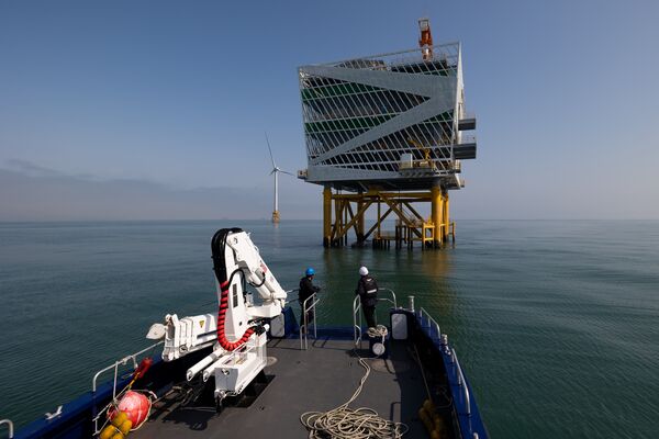 Offshore Wind Farm In The Southwest Sea