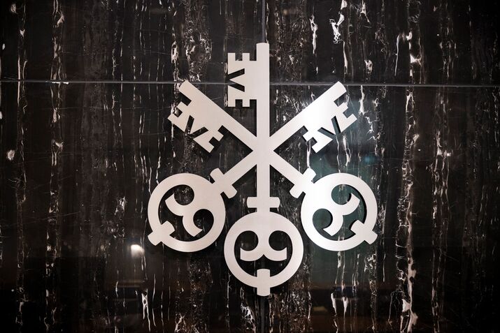 The UBS logo.